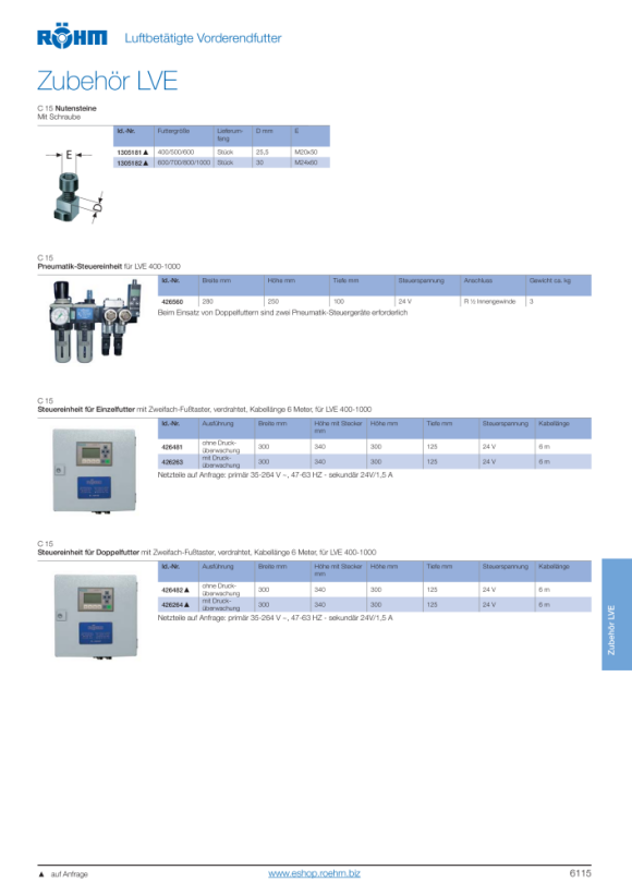 RÖHM Omkeerbare bovenkaken 400/500/630/800/1000, 3-klauwset, vertanding 90° 037531