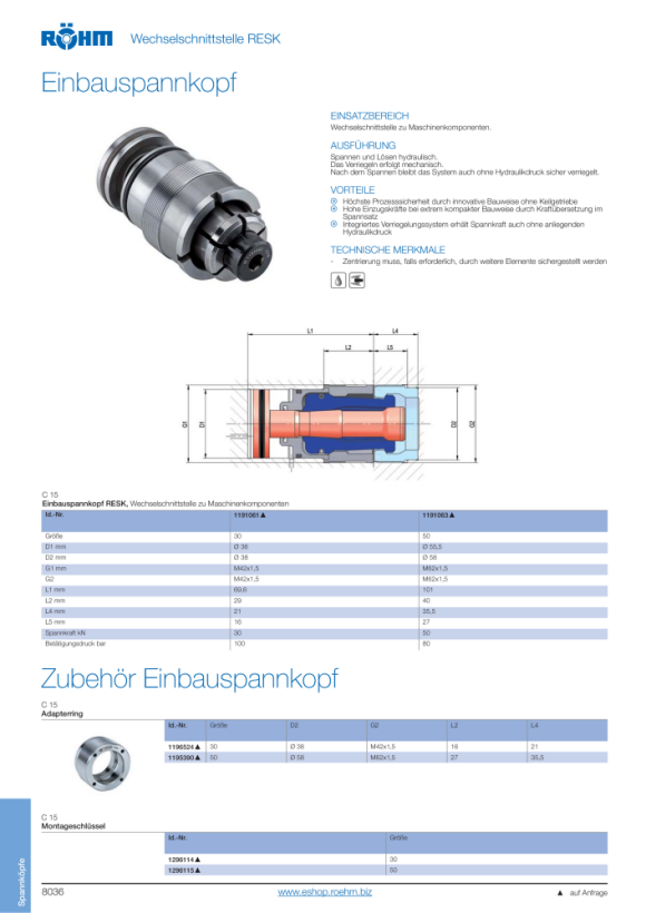 RÖHM Adapterring RESK 50 1195390