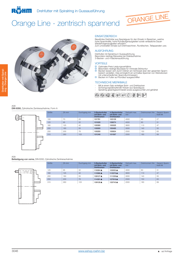 Röhm Hauptkatalog Spannwerkzeuge NO.: 247 - Page 164