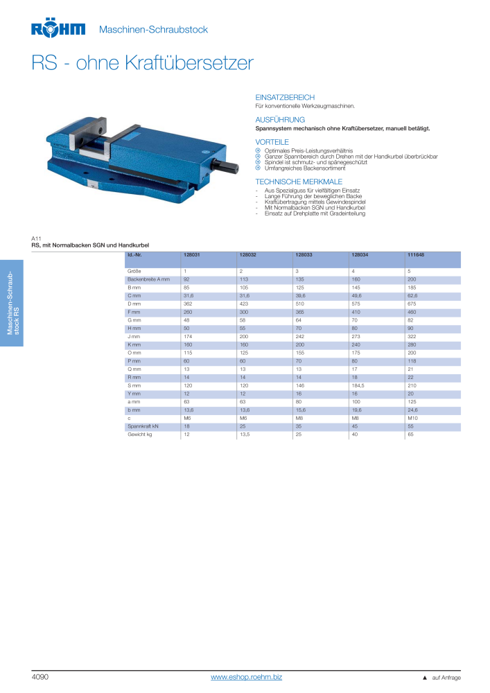 Röhm Hauptkatalog Spannwerkzeuge NO.: 247 - Page 320