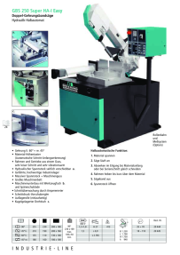 Berg & Schmid Bandsäge Metallbandsäge-Automat SBS 260 VA-I 25005