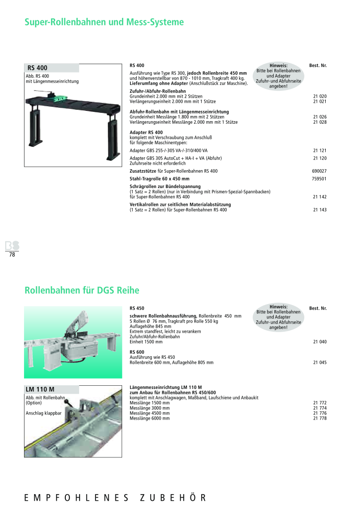 Berg & Schmid Stammprogramm Č. 2491 - Strana 78