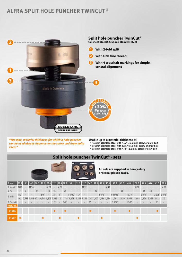 ALFRA Catalog Control Cabinet and Control Engineering NO.: 250 - Page 14