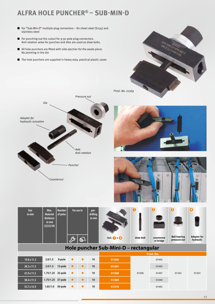 ALFRA Catalog Control Cabinet and Control Engineering NO.: 250 - Page 23