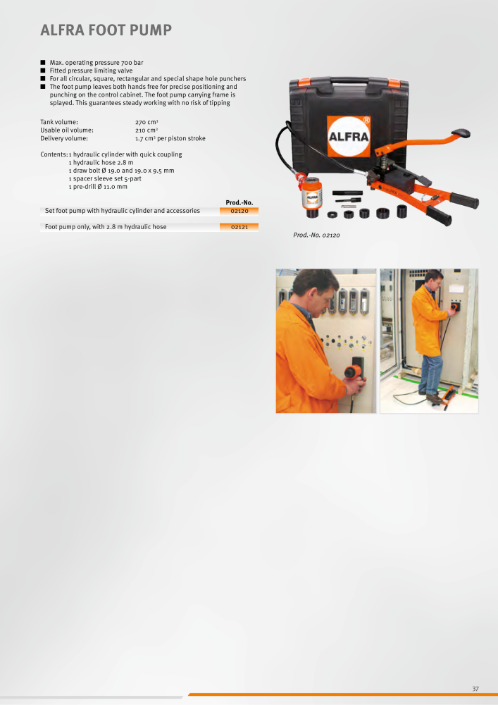 ALFRA Catalog Control Cabinet and Control Engineering NO.: 250 - Page 37