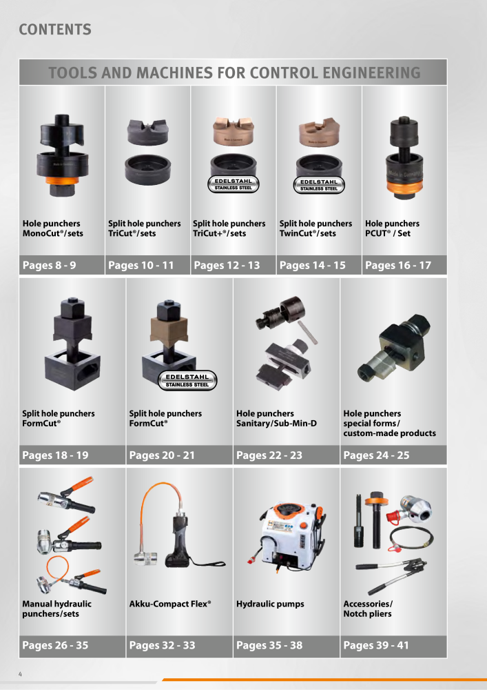 ALFRA Catalog Control Cabinet and Control Engineering NO.: 250 - Page 4