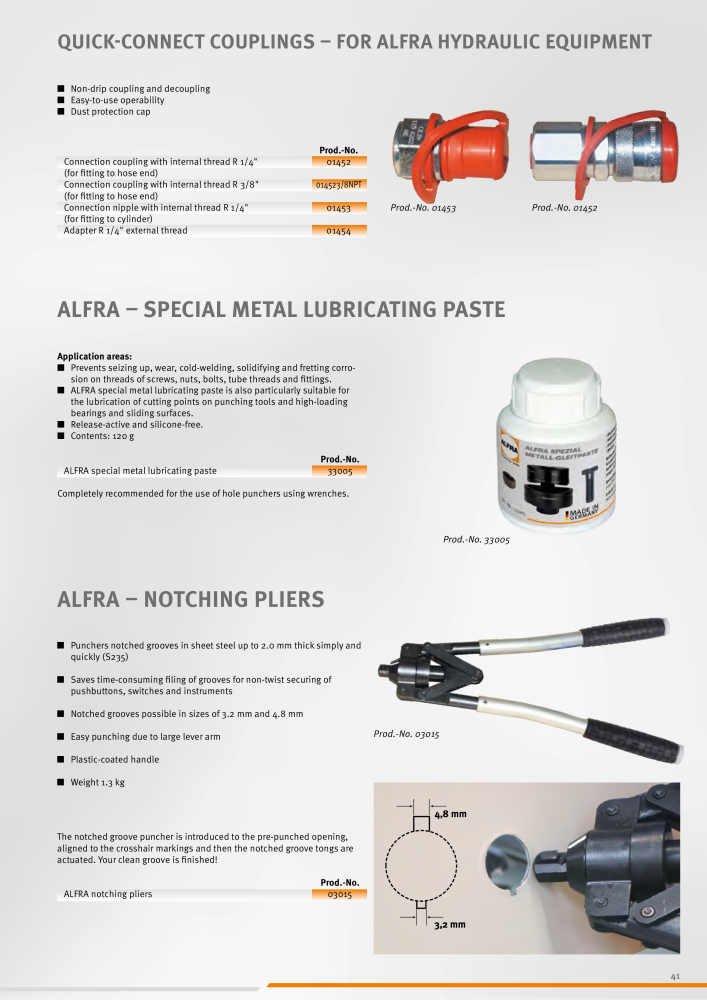 ALFRA Catalog Control Cabinet and Control Engineering NO.: 250 - Page 41