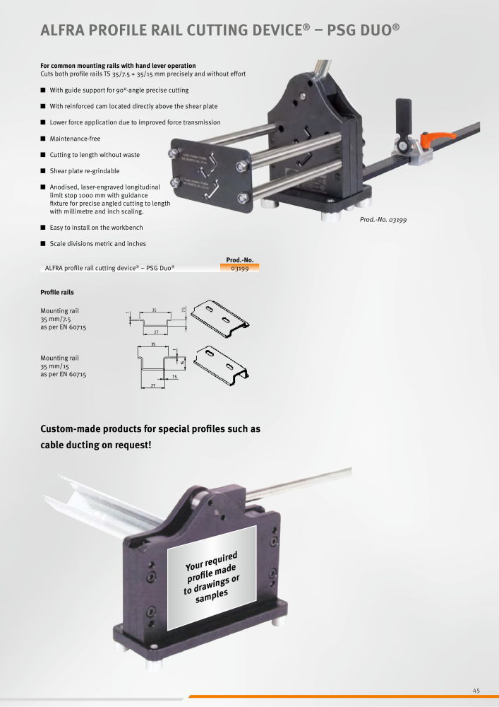 ALFRA Catalog Control Cabinet and Control Engineering NO.: 250 - Page 45