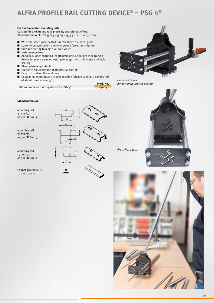 ALFRA Catalog Control Cabinet and Control Engineering NO.: 250 - Page 49