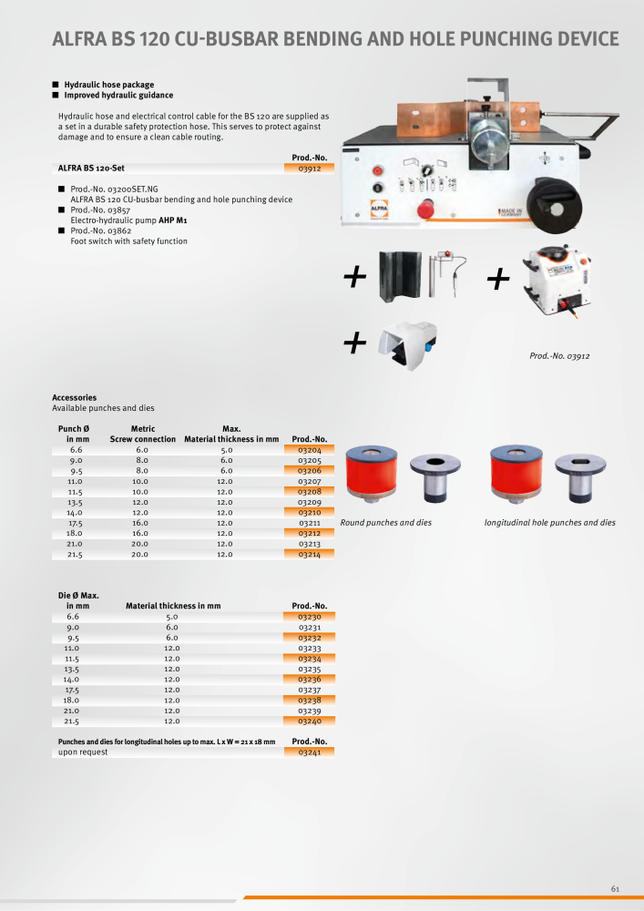 ALFRA Catalog Control Cabinet and Control Engineering NO.: 250 - Page 61