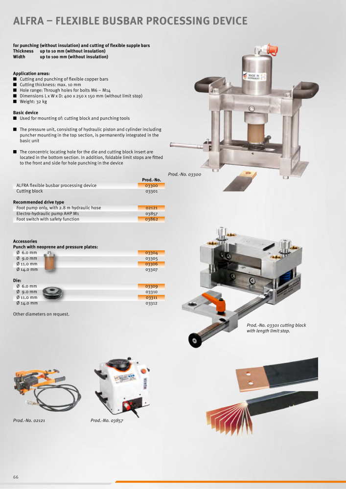 ALFRA Catalog Control Cabinet and Control Engineering NO.: 250 - Page 66