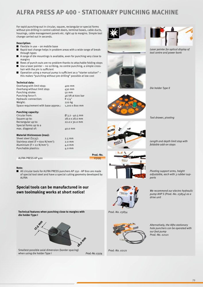 ALFRA Catalog Control Cabinet and Control Engineering NR.: 250 - Seite 79