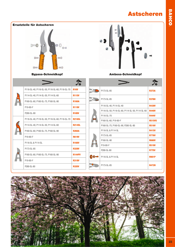 BAHCO Katalog Schneidwerkzeuge NR.: 2504 - Seite 23