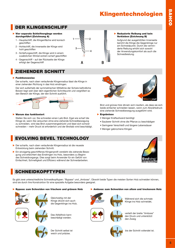 BAHCO Katalog Schneidwerkzeuge NR.: 2504 - Seite 5