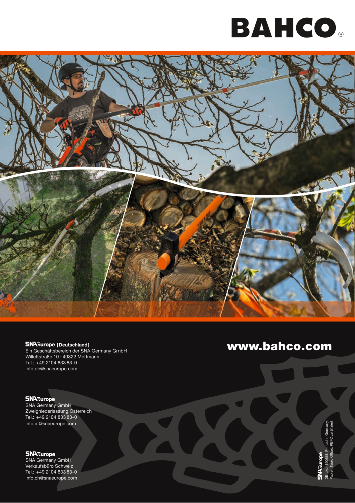 BAHCO Katalog Schneidwerkzeuge Nº: 2504 - Página 64