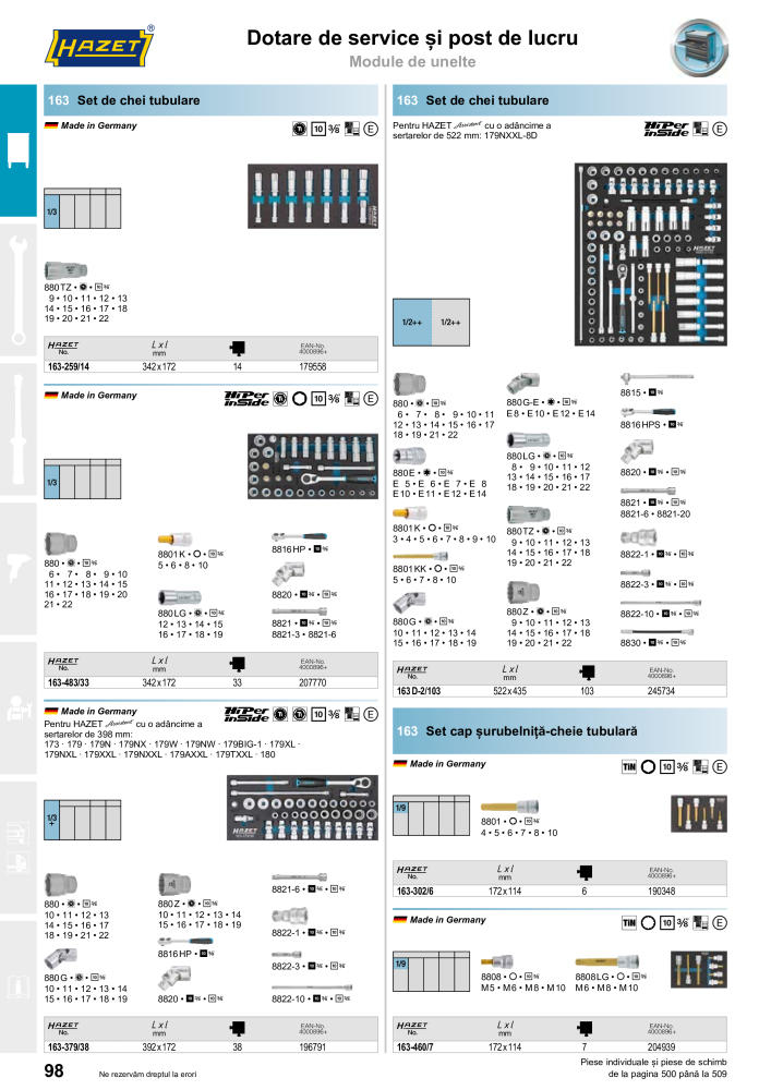 Catalogul principal HAZET NR.: 2512 - Pagina 100