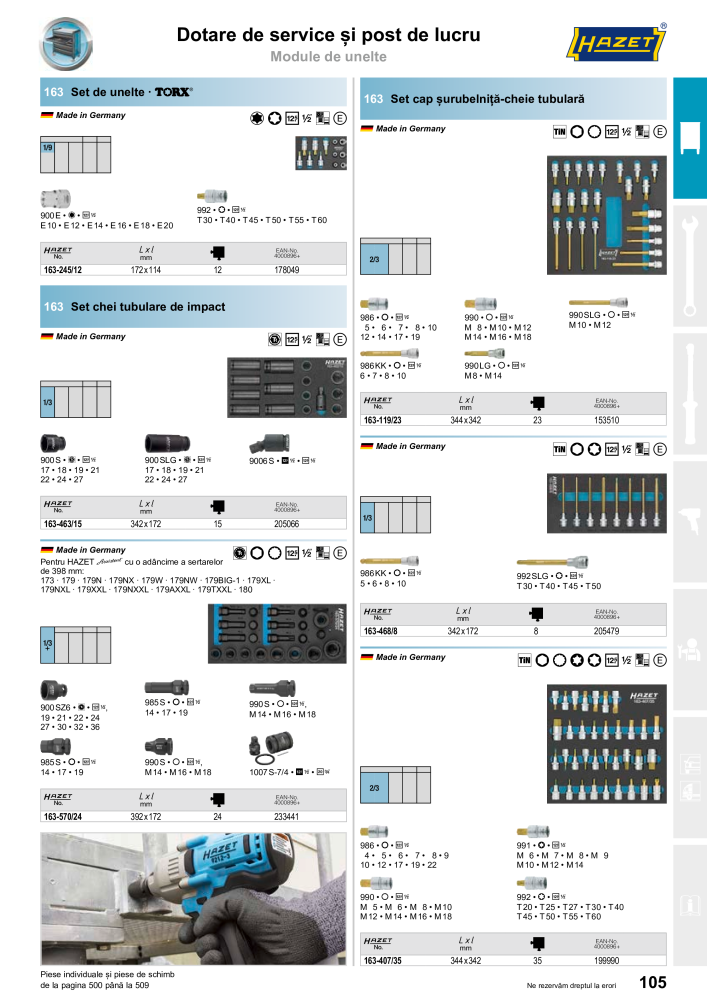 Catalogul principal HAZET NR.: 2512 - Strona 105