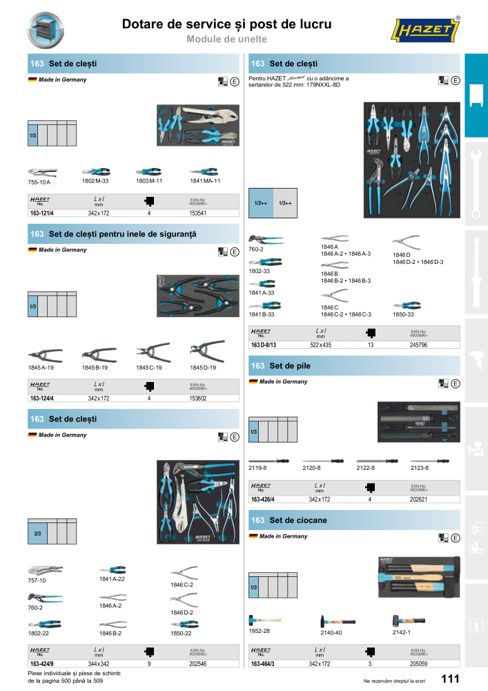 Catalogul principal HAZET Nb. : 2512 - Page 113