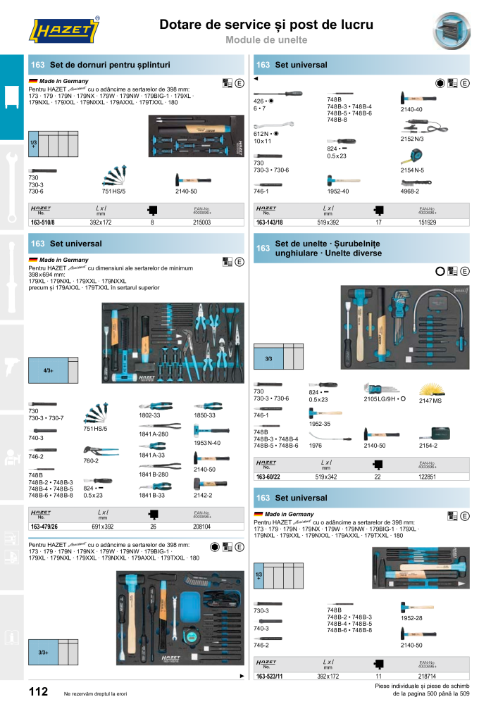 Catalogul principal HAZET Nº: 2512 - Página 114