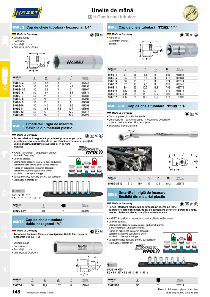 Catalogul principal HAZET NR.: 2512 - Pagina 148