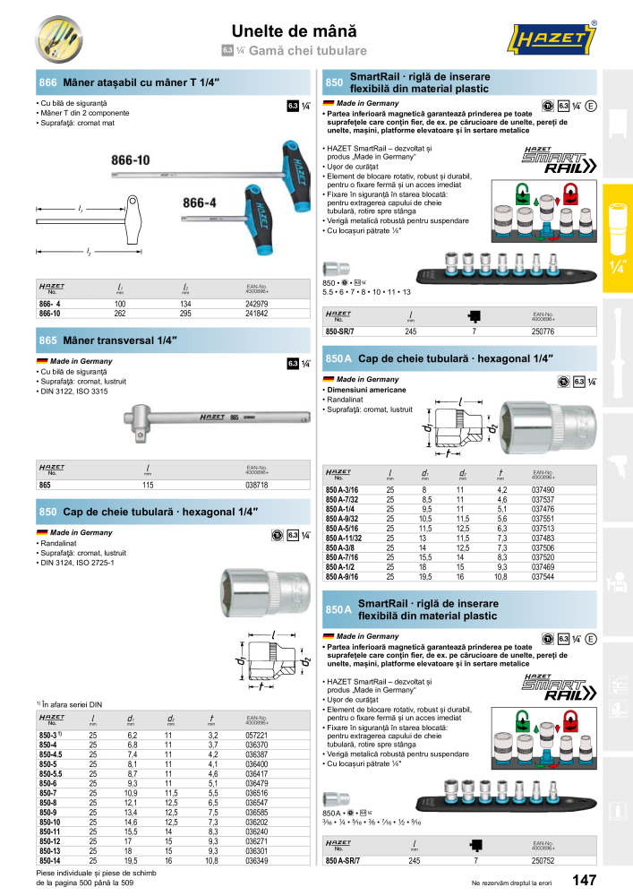 Catalogul principal HAZET Nb. : 2512 - Page 149