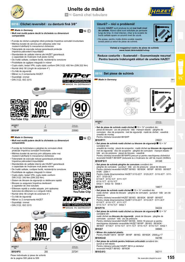 Catalogul principal HAZET Nº: 2512 - Página 157