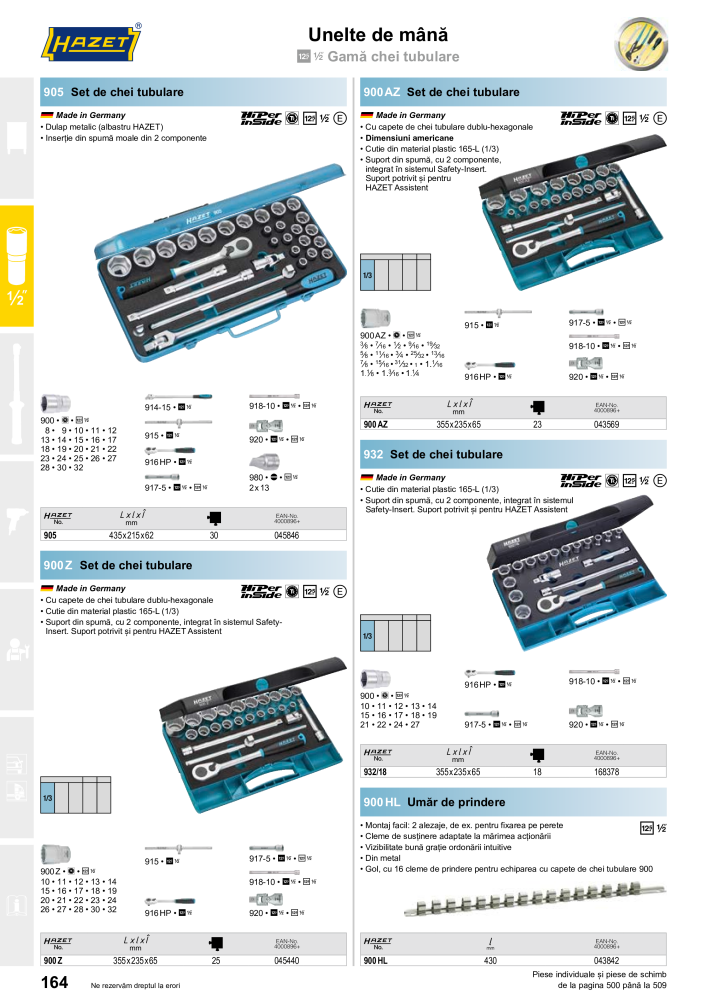 Catalogul principal HAZET Nº: 2512 - Página 164
