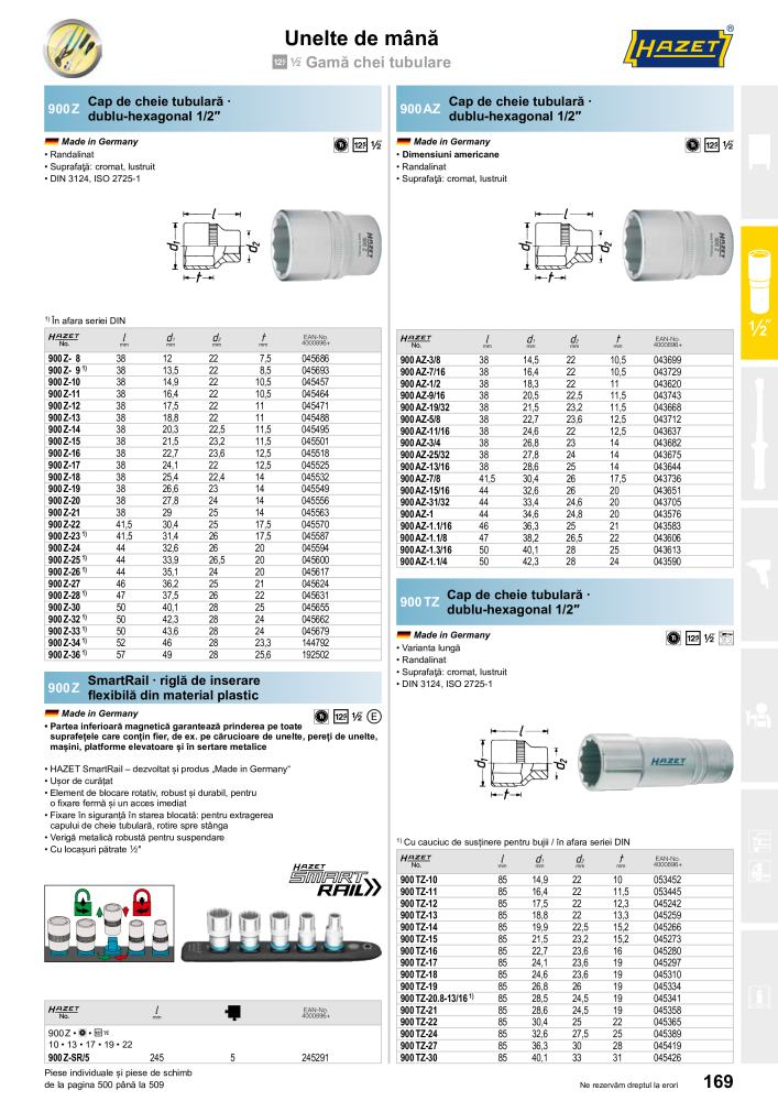 Catalogul principal HAZET Nb. : 2512 - Page 171