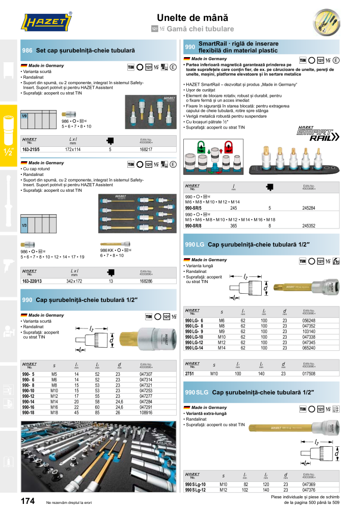 Catalogul principal HAZET NR.: 2512 - Seite 176