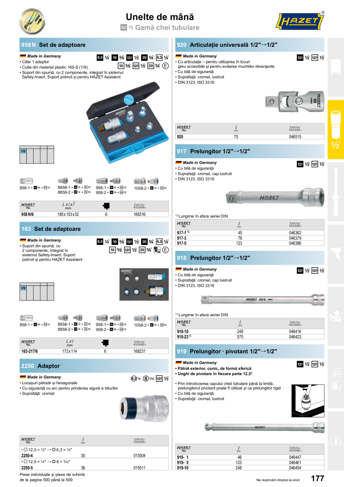 Catalogul principal HAZET NO.: 2512 - Page 179