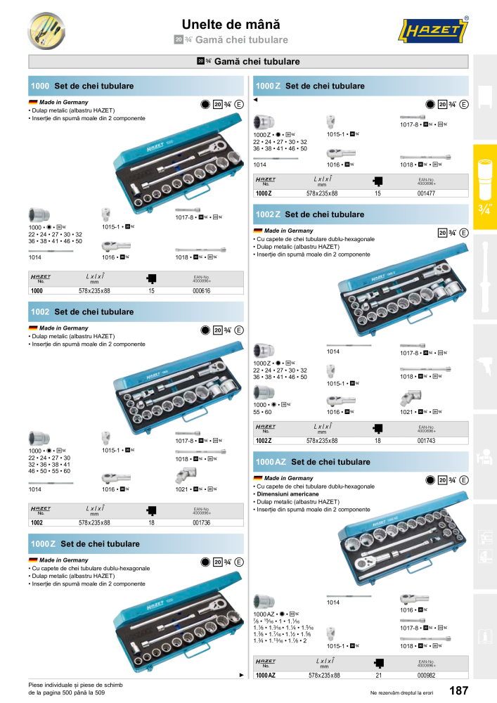 Catalogul principal HAZET NR.: 2512 - Pagina 189