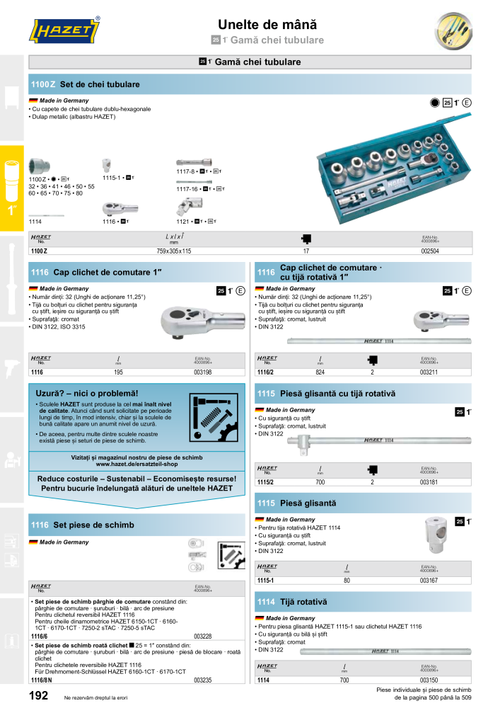 Catalogul principal HAZET NO.: 2512 - Page 192