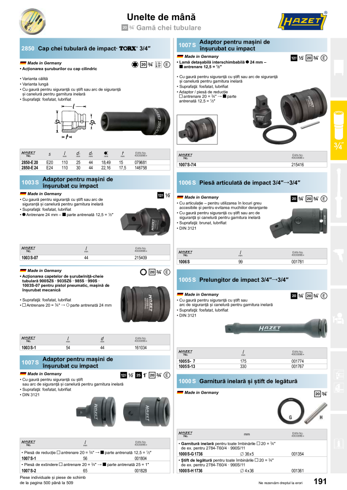 Catalogul principal HAZET NR.: 2512 - Strona 193