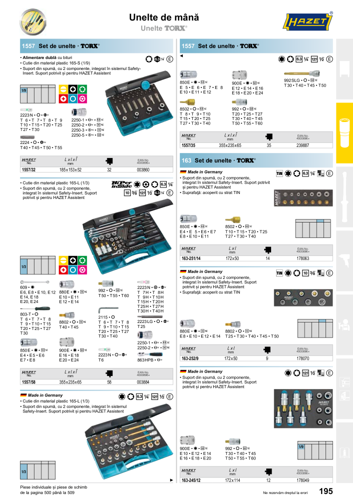 Catalogul principal HAZET NR.: 2512 - Pagina 197