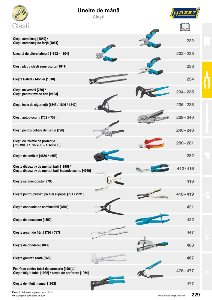 Catalogul principal HAZET NR.: 2512 - Seite 231