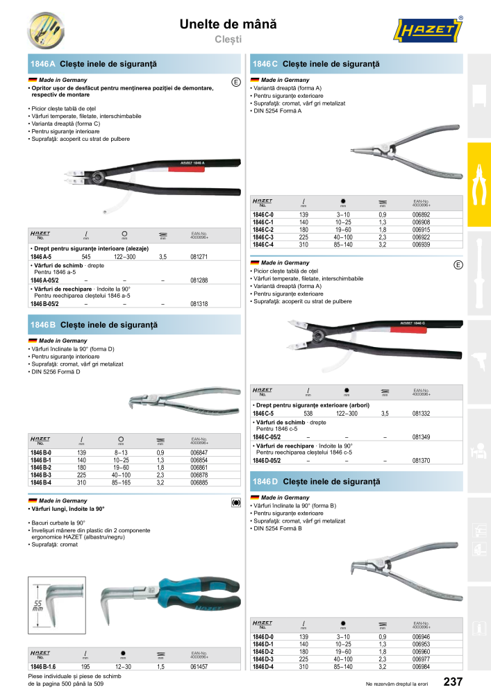 Catalogul principal HAZET NR.: 2512 - Seite 239