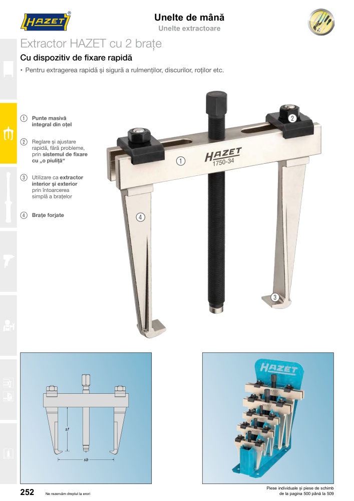 Catalogul principal HAZET Č. 2512 - Strana 254