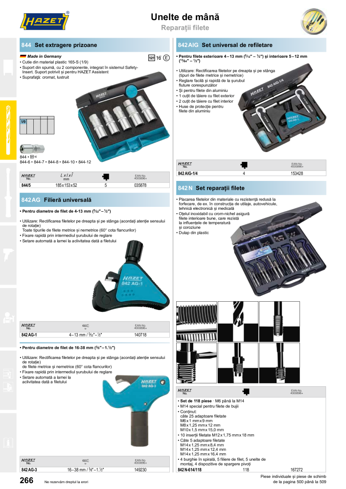 Catalogul principal HAZET Nb. : 2512 - Page 266