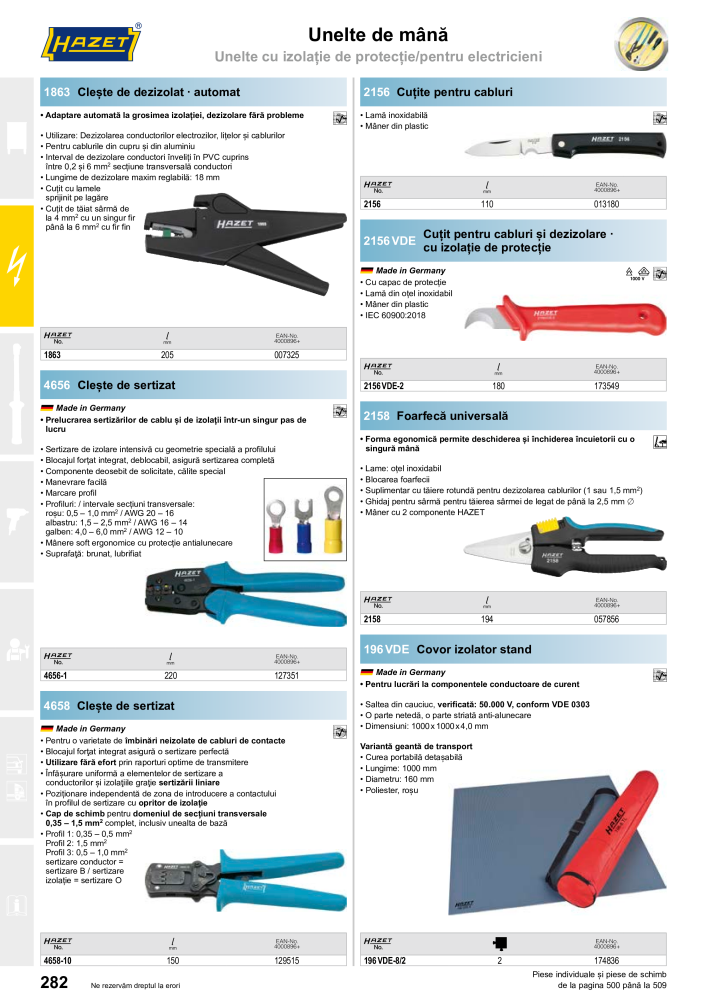 Catalogul principal HAZET Nb. : 2512 - Page 284