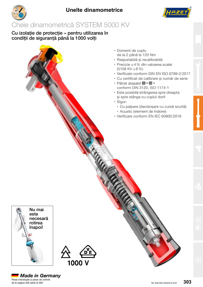 Catalogul principal HAZET Č. 2512 - Strana 303