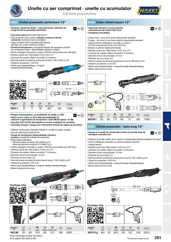 Catalogul principal HAZET NR.: 2512 - Seite 353