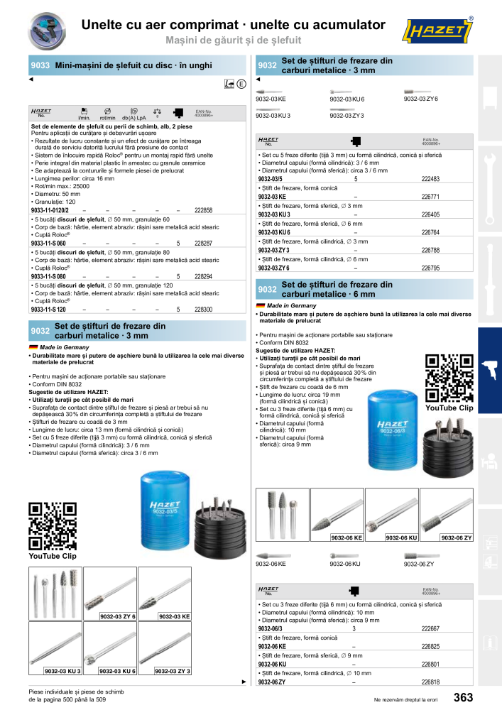 Catalogul principal HAZET Č. 2512 - Strana 363
