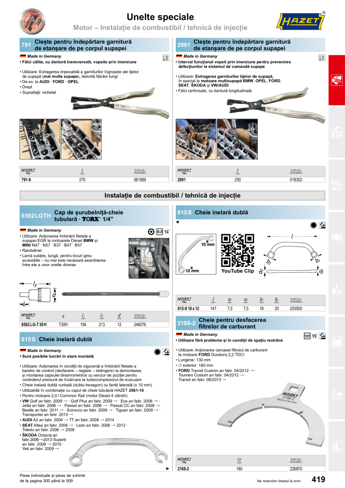 Catalogul principal HAZET NR.: 2512 - Pagina 421