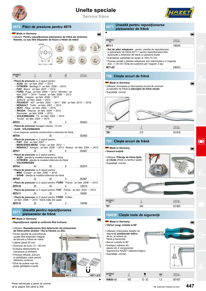 Catalogul principal HAZET NO.: 2512 - Page 449