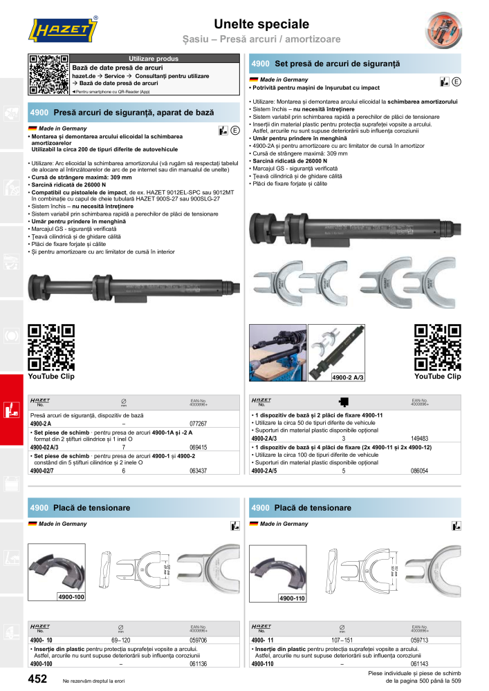 Catalogul principal HAZET NR.: 2512 - Seite 454