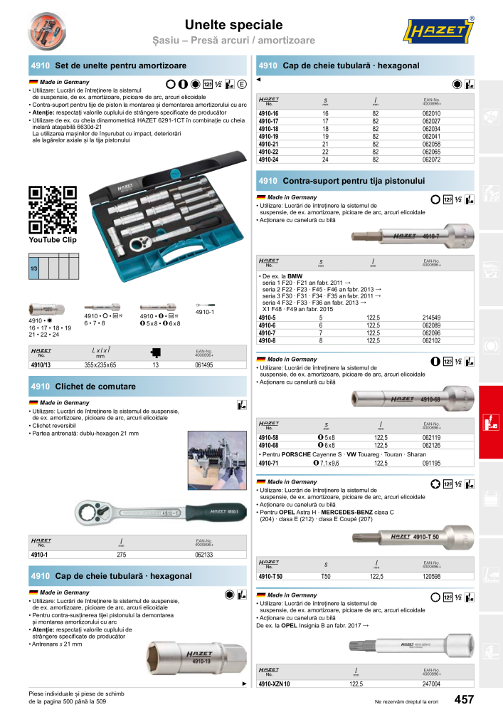 Catalogul principal HAZET NR.: 2512 - Pagina 459