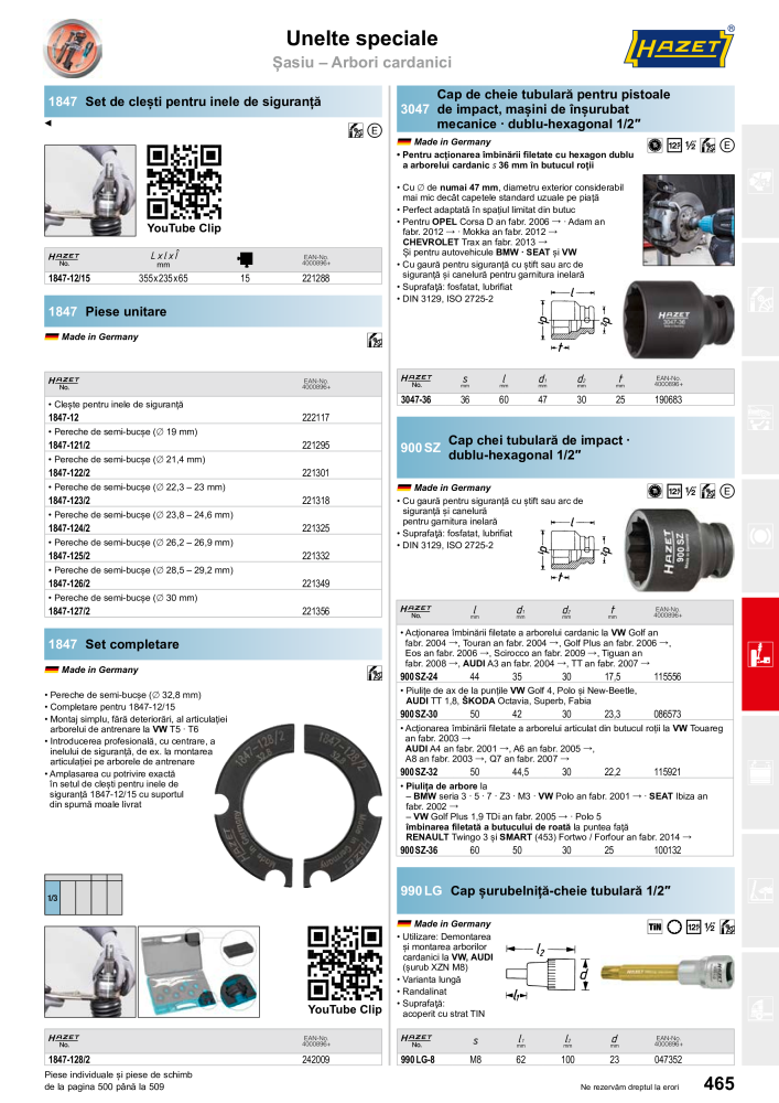 Catalogul principal HAZET NR.: 2512 - Strona 465