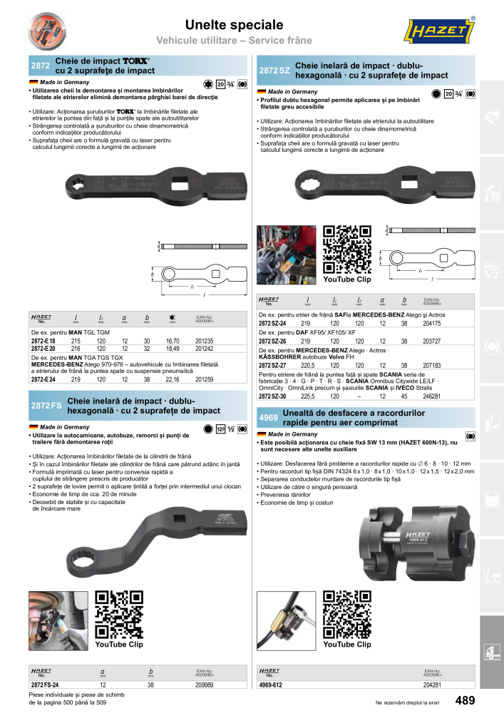 Catalogul principal HAZET n.: 2512 - Pagina 491