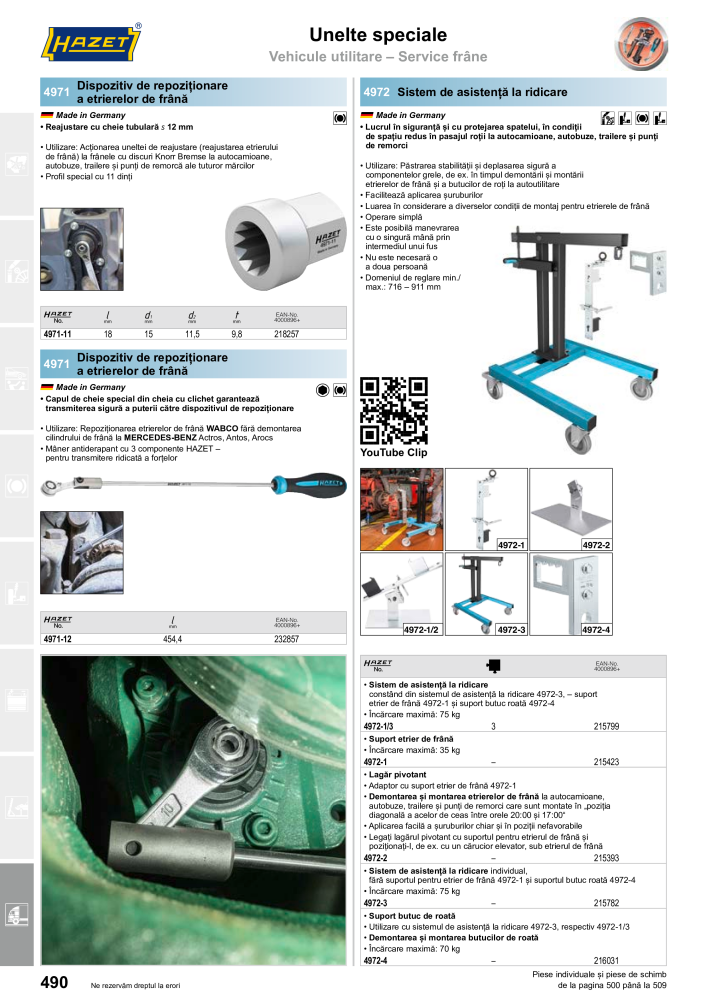 Catalogul principal HAZET NR.: 2512 - Seite 492