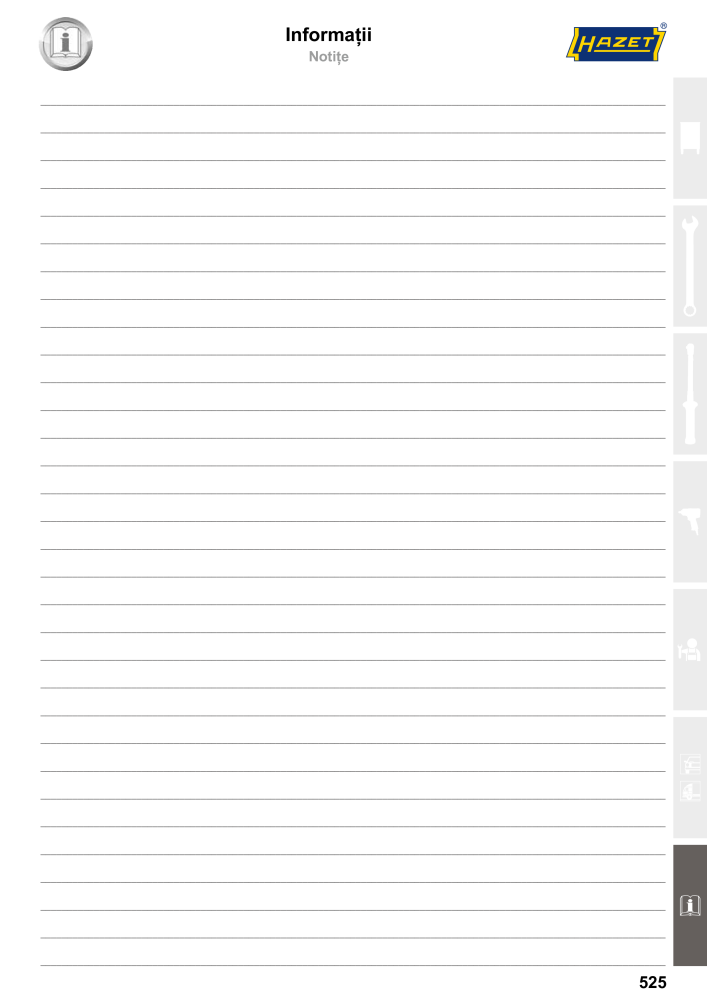 Catalogul principal HAZET Č. 2512 - Strana 525